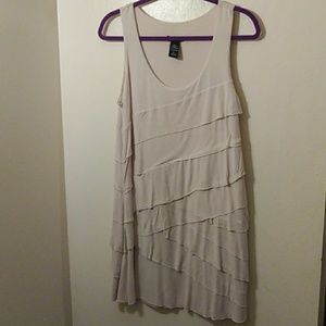 New York & Company beige dress